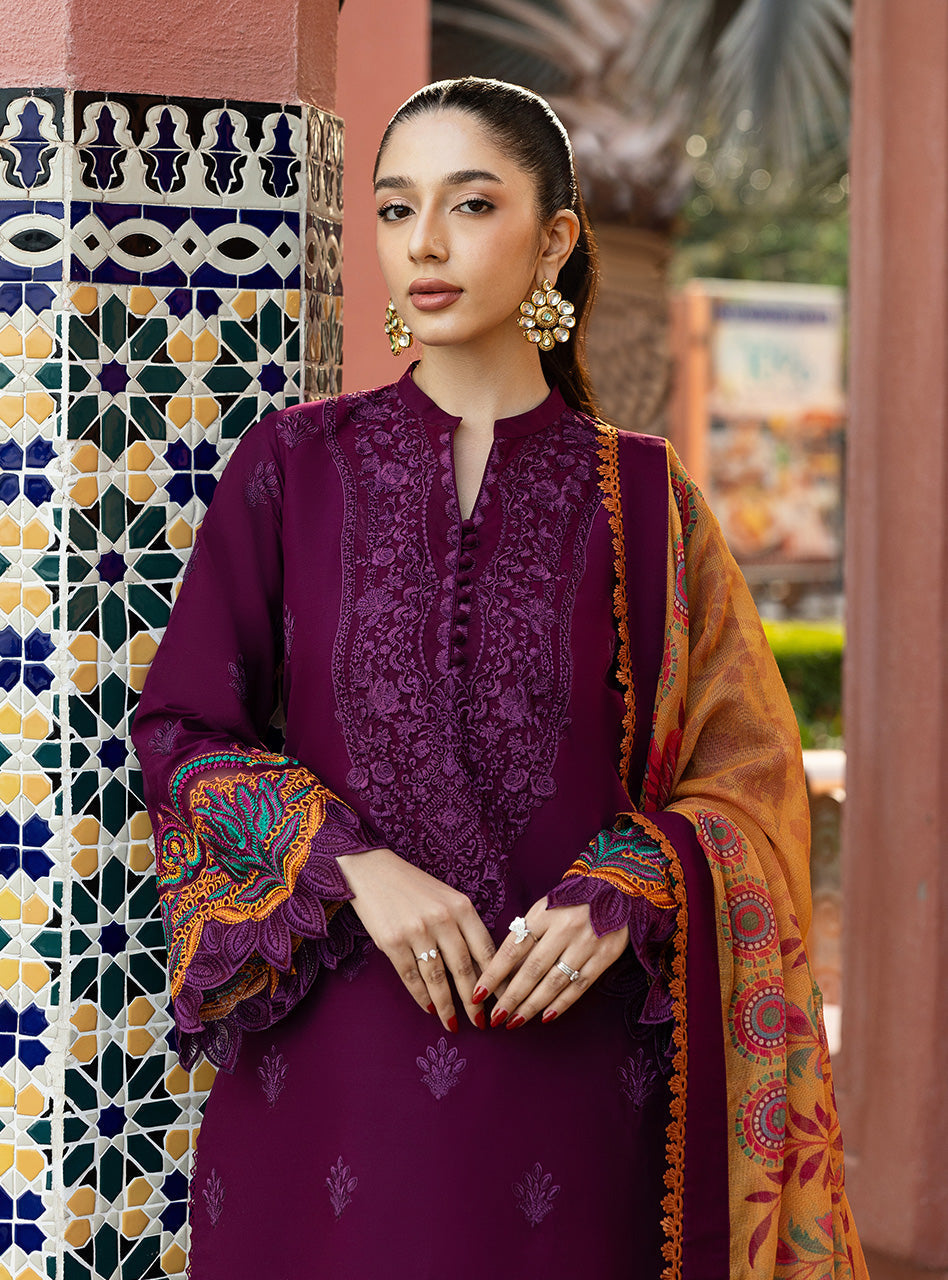Zainab Chottani | Chikankari 25 | Nia - 6B L Berry Lawn