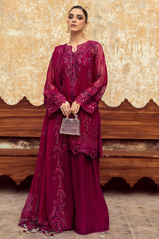 Qalamkar | Chiffon Edit | WC-02 SIOFE - Pakistani Designer Dress - by Qalamkar - Type : Ladies Clothes - 100% Original at Saira Sultan