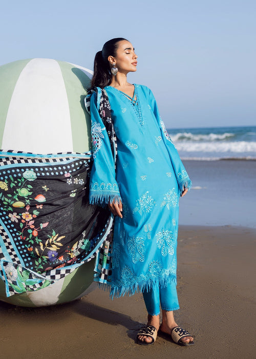 Sadaf Fawad Khan | Siraa Lawn 25 | Mystic Sea L Sea Green Lawn