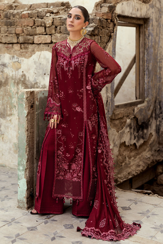 Qalamkar | Chiffon Edit | WC-06 JAYNE - Pakistani Designer Dress - by Qalamkar - Type : Ladies Clothes - 100% Original at Saira Sultan