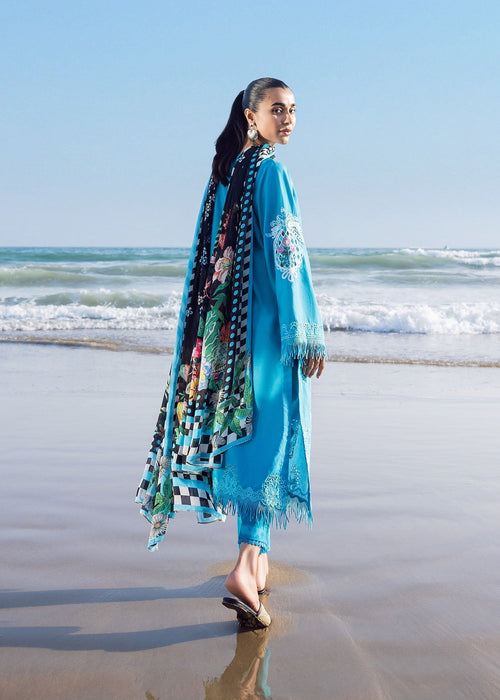 Sadaf Fawad Khan | Siraa Lawn 25 | Mystic Sea S Sea Green Lawn