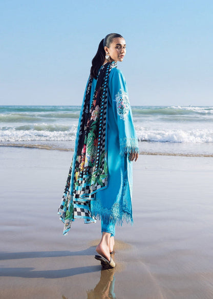 Sadaf Fawad Khan | Siraa Lawn 25 | Mystic Sea S Sea Green Lawn