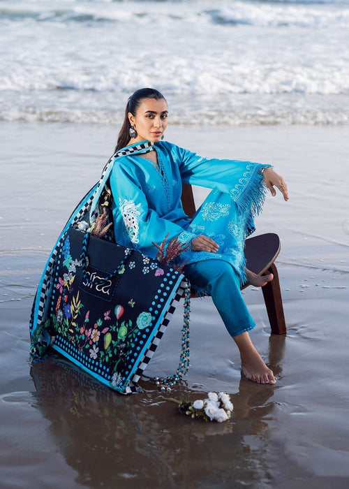 Sadaf Fawad Khan | Siraa Lawn 25 | Mystic Sea XL Sea Green Lawn