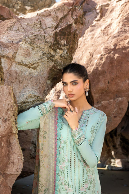 Akbar Aslam | Mare Lawn Edit 25 | Rivora L Mint Lawn
