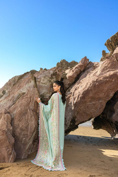 Akbar Aslam | Mare Lawn Edit 25 | Rivora M Mint Lawn