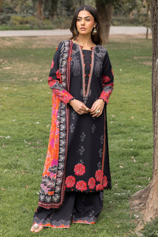 Charizma | C prints Lawn | CP5-18 XS Black Lawn