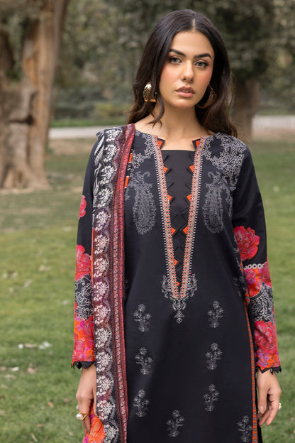 Charizma | C prints Lawn | CP5-18 Custom Size Black Lawn