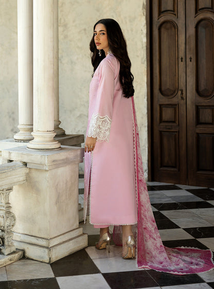 Zainab Chottani | Chikankari 25 | Liyah - 7A S Blush Pink Chikankari