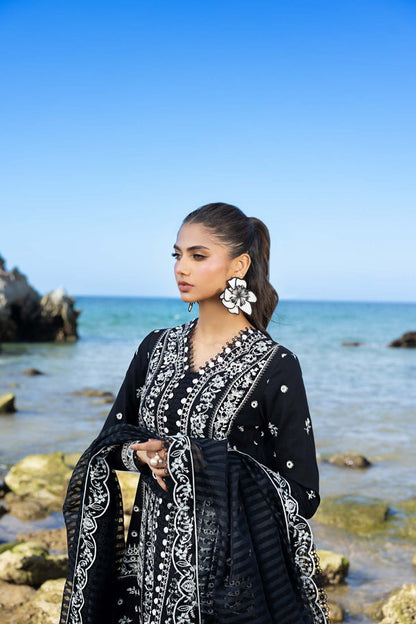 Akbar Aslam | Mare Lawn Edit 25 | Syara L Black Lawn