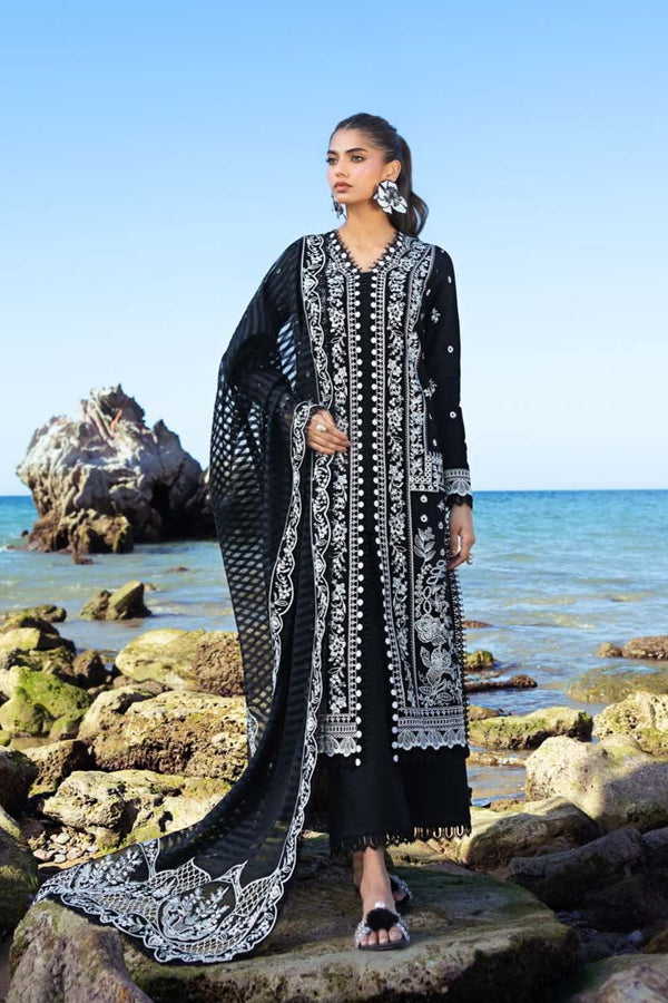 Akbar Aslam | Mare Lawn Edit 25 | Syara S Black Lawn