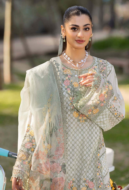 Adans Libas | Gul Rukh Lawn 25 | RUKH 2831 L Pastel Gray Lawn