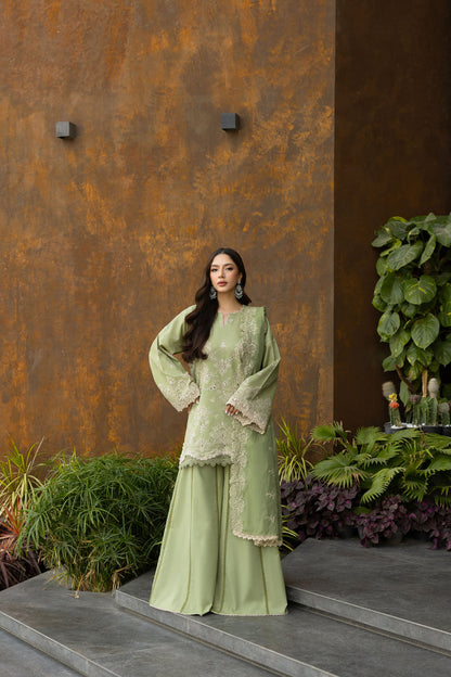 Florent | Eid Collection | FEF - 1A XS Mint Green Chikankari