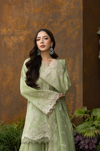 Florent | Eid Collection | FEF - 1A M Mint Green Chikankari