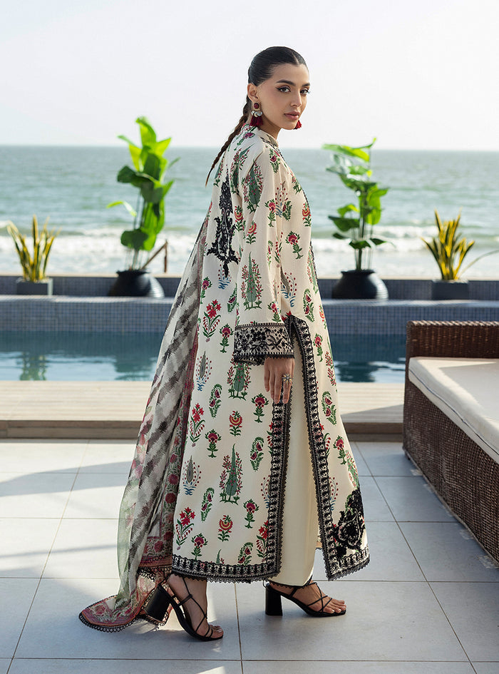 Zainab Chottani | Tahra Lawn 25 | Azureh M Pearl White Lawn