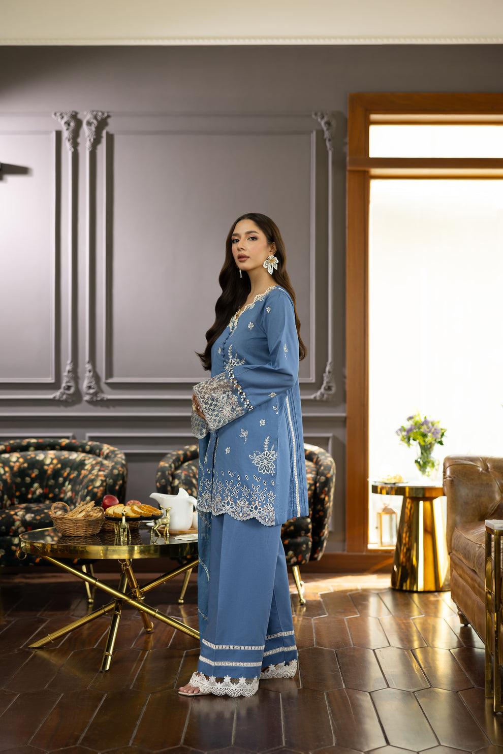 Florent | Eid Collection | FEF - 7A Custom Size Blue