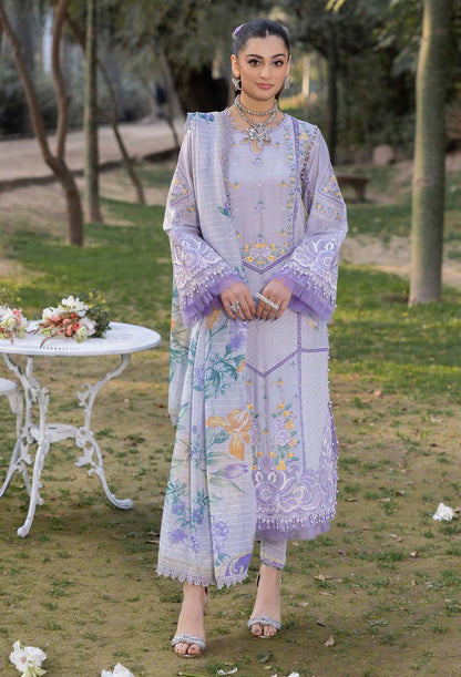 Adans Libas | Gul Rukh Lawn 25 | RUKH 2835 XS Lilac Lawn