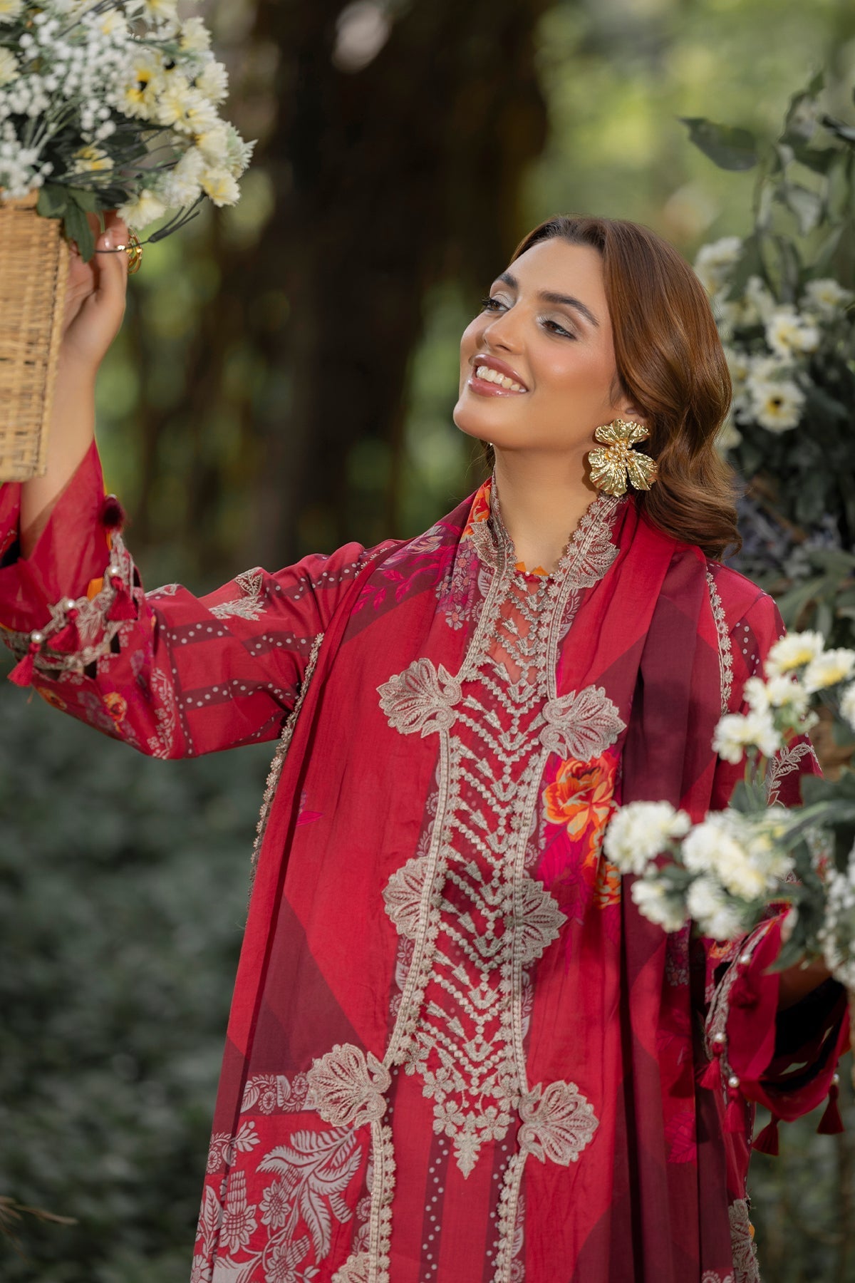 Charizma | Range Collection | CRN5-02 L Carrot Pink Lawn
