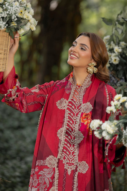 Charizma | Range Collection | CRN5-02 L Carrot Pink Lawn