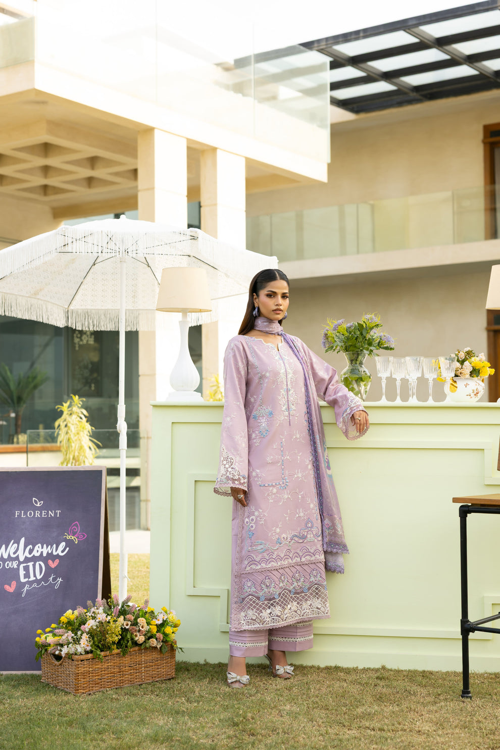 Florent | Eid Collection |FEF - 8A XL Soft Lilac