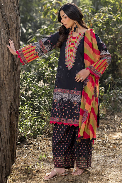 Charizma | C prints Lawn | CP5-11 XL Lawn Black