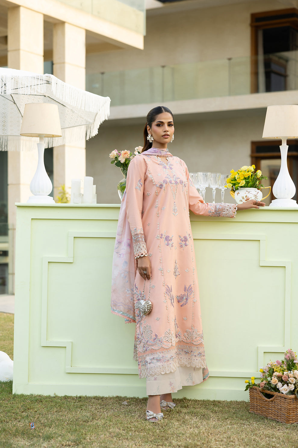 Florent | Eid Collection | FEF - 4A Custom Size Pale Peach