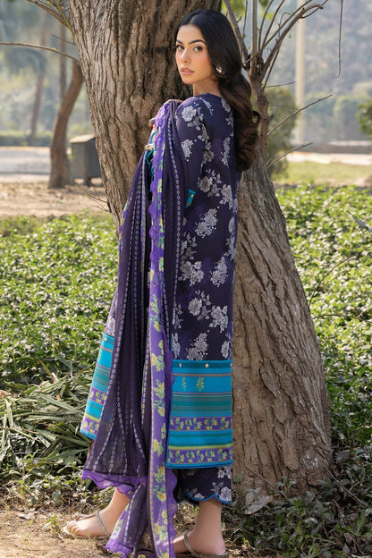 Charizma | C prints Lawn |CP5-15 S Navy Lawn
