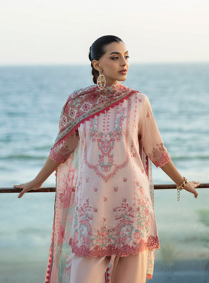 Zainab Chottani | Tahra Lawn 25 | Kaira L Light Pink Lawn