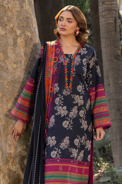 Charizma | C prints Lawn | CP5-14 M Black Lawn