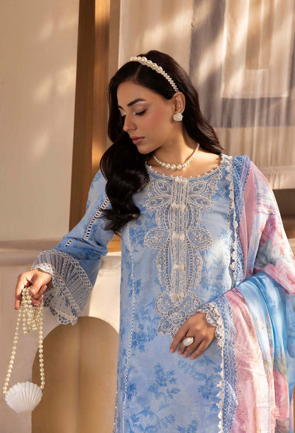 Adans Libas | Chantelle Print Lawn | CHANTELLE 99955 M Light Blue Lawn
