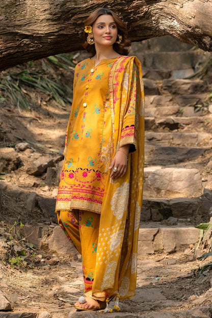 Charizma | C prints Lawn | CP5-13 M Mustard Yellow Lawn