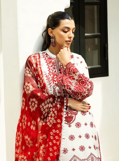 Zainab Chottani | Chikankari 25 | Reem - 8B M White Chikankari