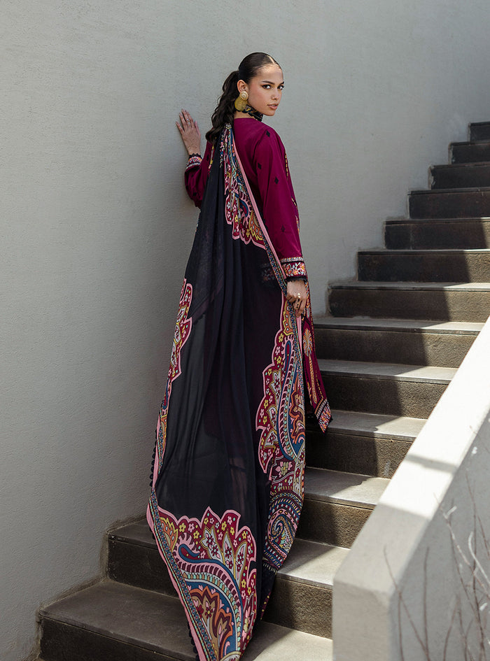 Zainab Chottani | Tahra Lawn 25 | Mahay XL Berry Lawn