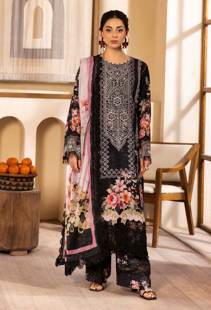 Adans Libas | Chantelle Print Lawn | CHANTELLE 99951 XS Black Lawn
