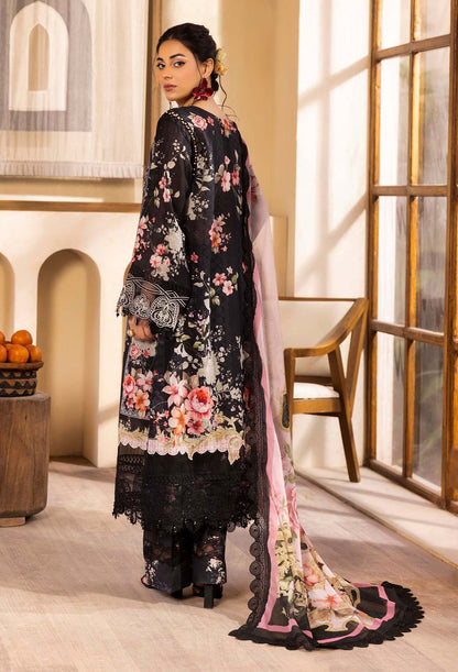 Adans Libas | Chantelle Print Lawn | CHANTELLE 99951 S Black Lawn
