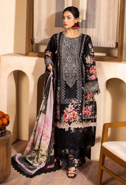 Adans Libas | Chantelle Print Lawn | CHANTELLE 99951 L Black Lawn