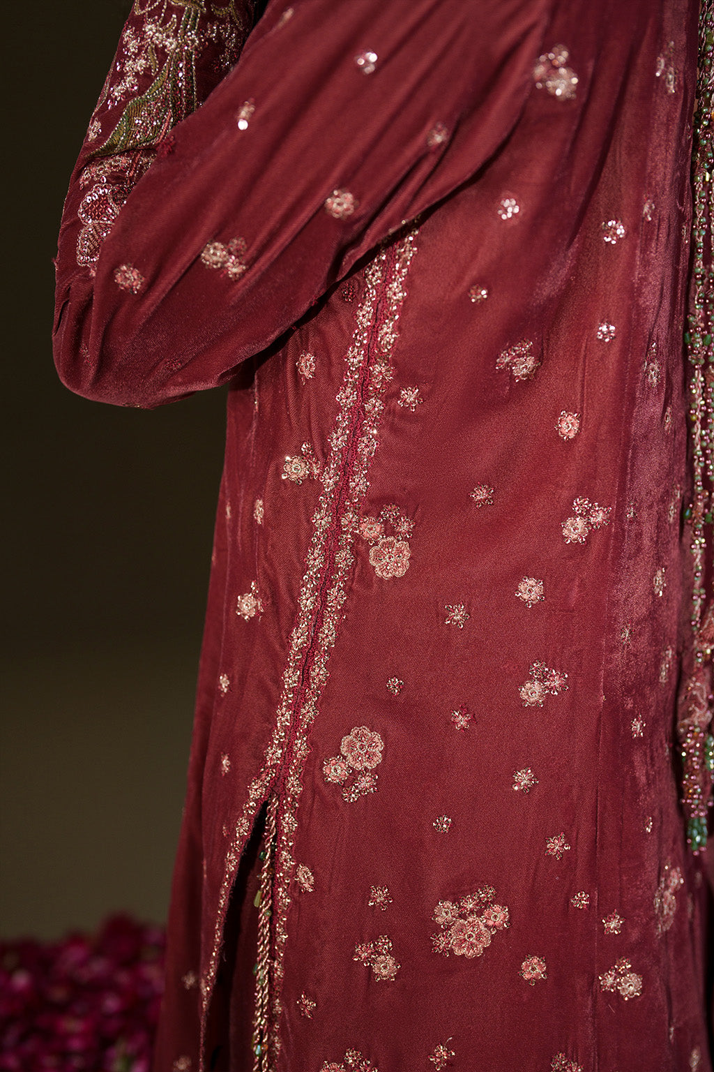 Iznik | Velvet 25 | IV-75 Embroidered Velvet by Iznik - Designer Dress - Type : Ladies Clothes - Available at Saira Sultan - 100% Original 