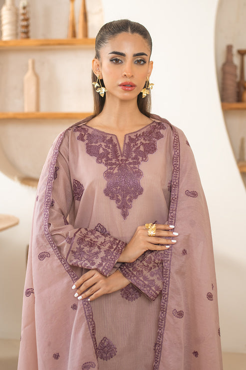 Declare | Eid Collection 25 | PB01080 L Brownish Pink Lawn