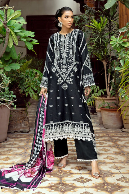Gul Ahmed | Festive Capsule 25 | SP-52043 XS Black Lawn