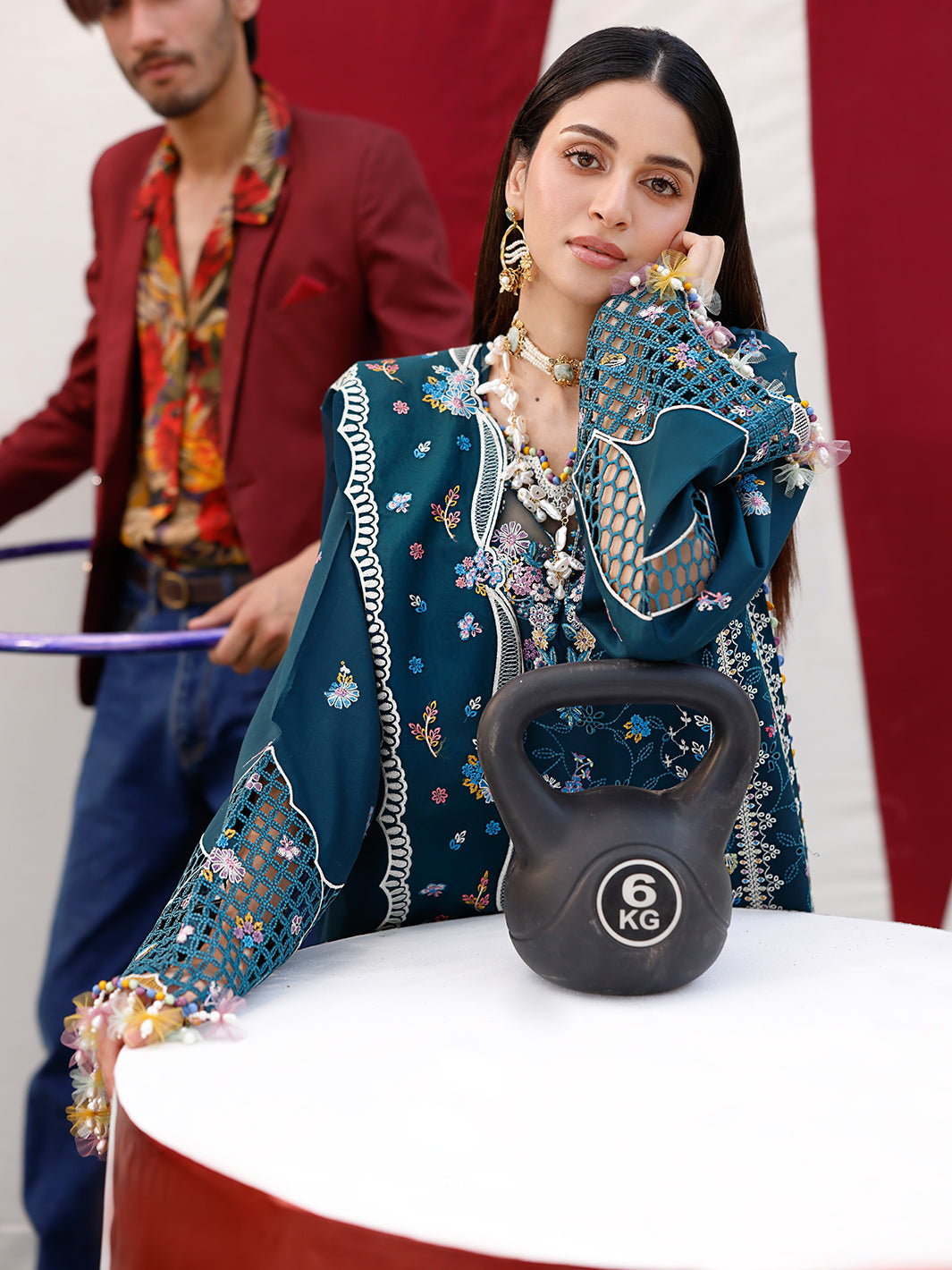 Bin Ilyas | Carnival Summer Edit 25 | 35 - A Custom Size Zinc Lawn
