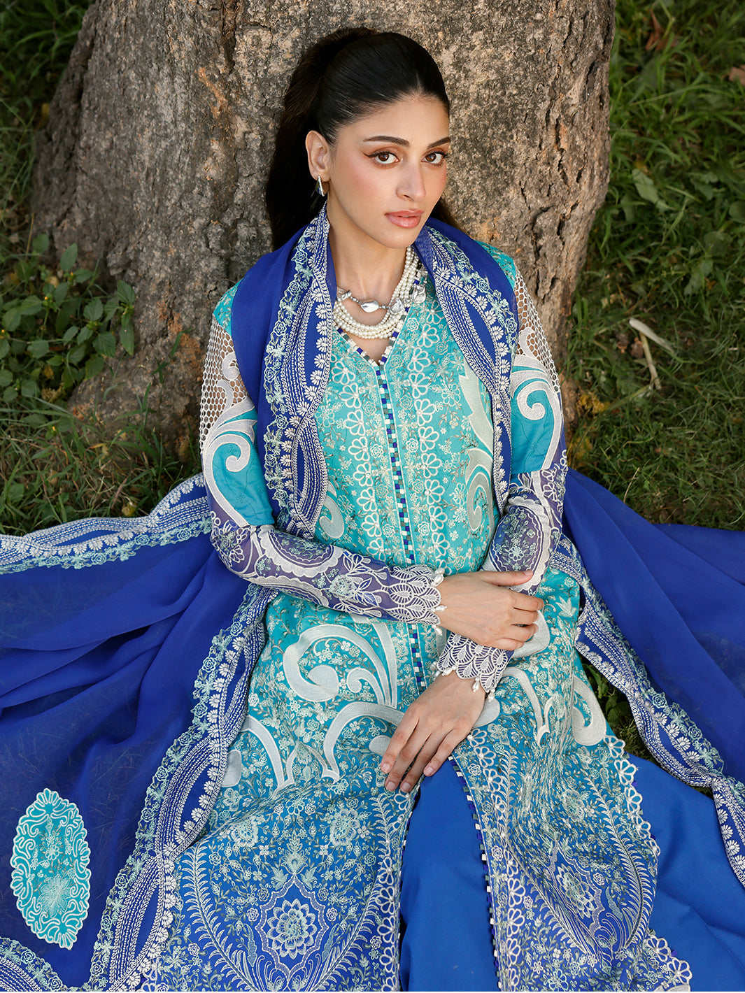 Bin Ilyas | Carnival Summer Edit 25 | 36 - A L Blue Lawn