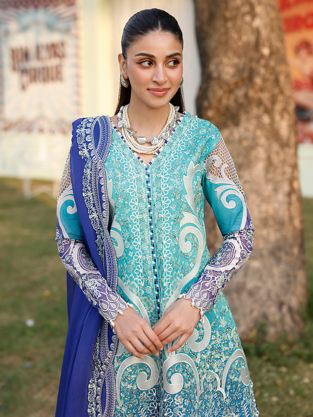 Bin Ilyas | Carnival Summer Edit 25 | 36 - A M Blue Lawn