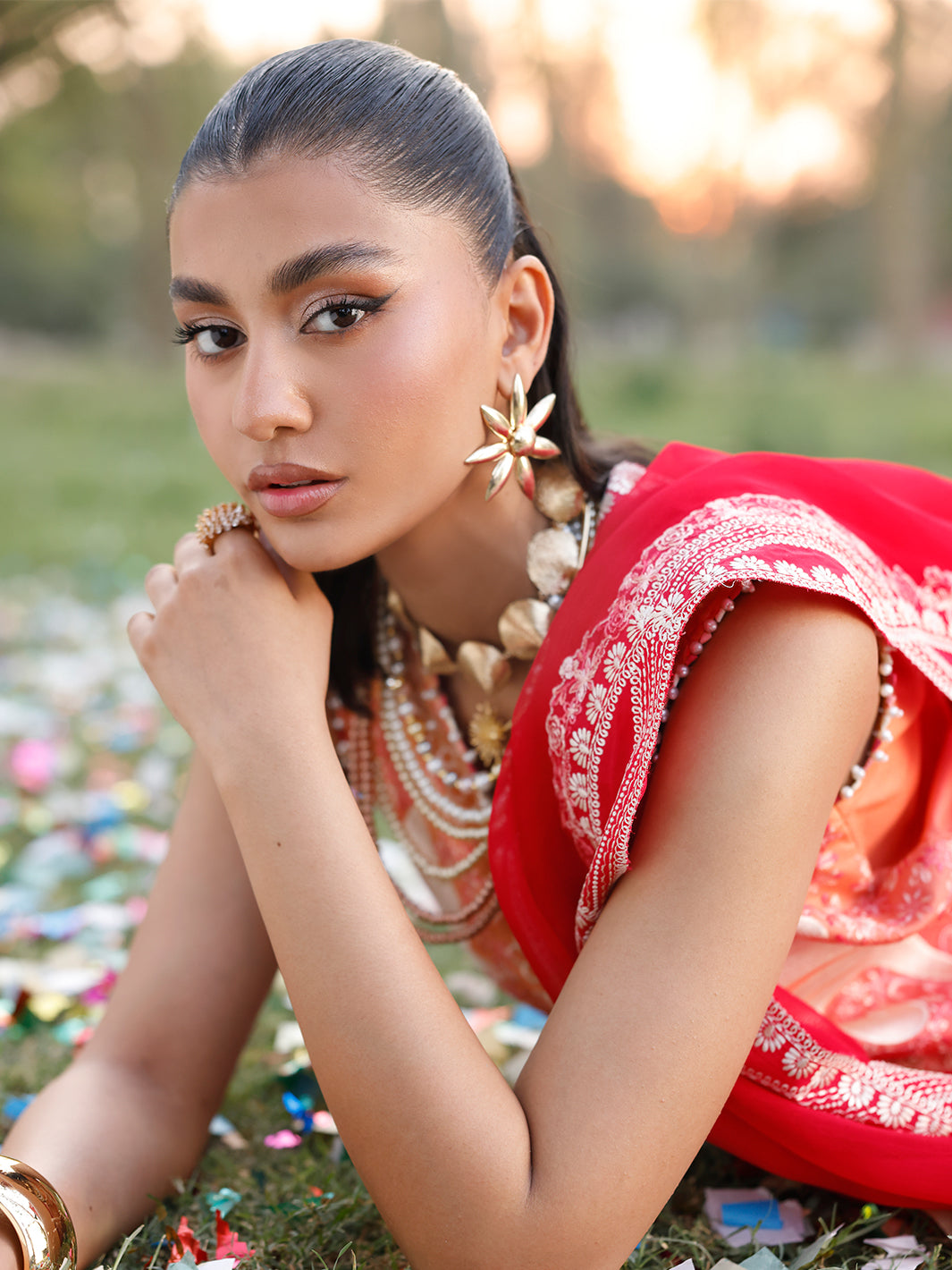 Bin Ilyas | Carnival Summer Edit 25 | 36 - B L Hot Pink Lawn