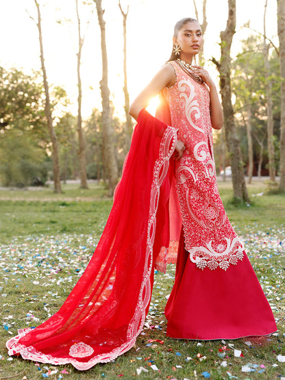 Bin Ilyas | Carnival Summer Edit 25 | 36 - B S Hot Pink Lawn