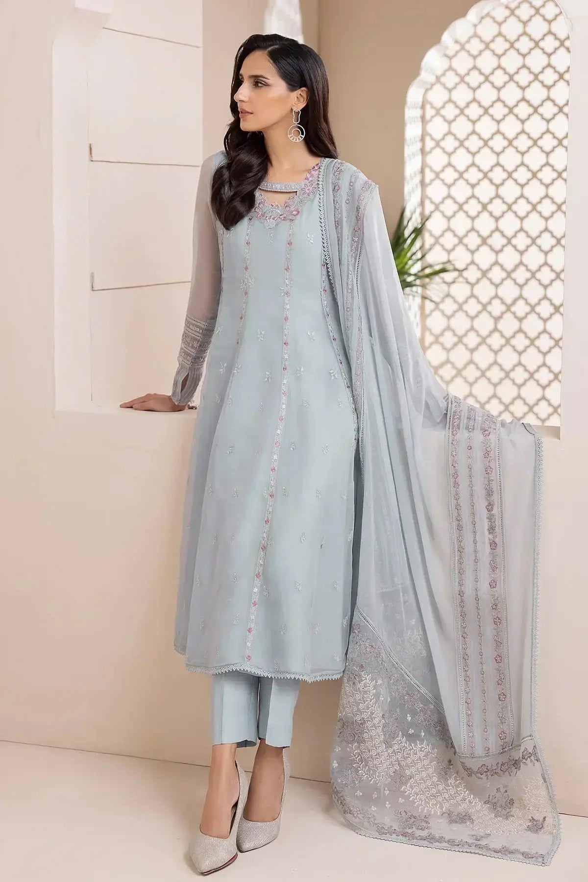 Baroque | Formals Collection | UF-419 - Pakistani Designer Dress - by Baroque | Type: Formal - 100% Original at Saira Sultan