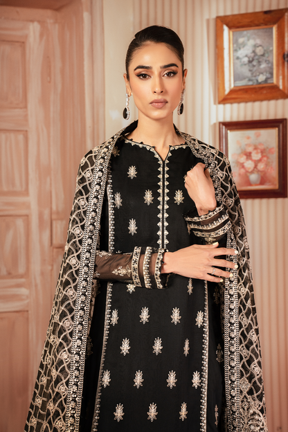 Iznik | Chiffon Kari | ICK-03 Embroidered Chiffon - Pakistani Designer Dress - by Iznik | Type: Formal - 100% Original at Saira Sultan