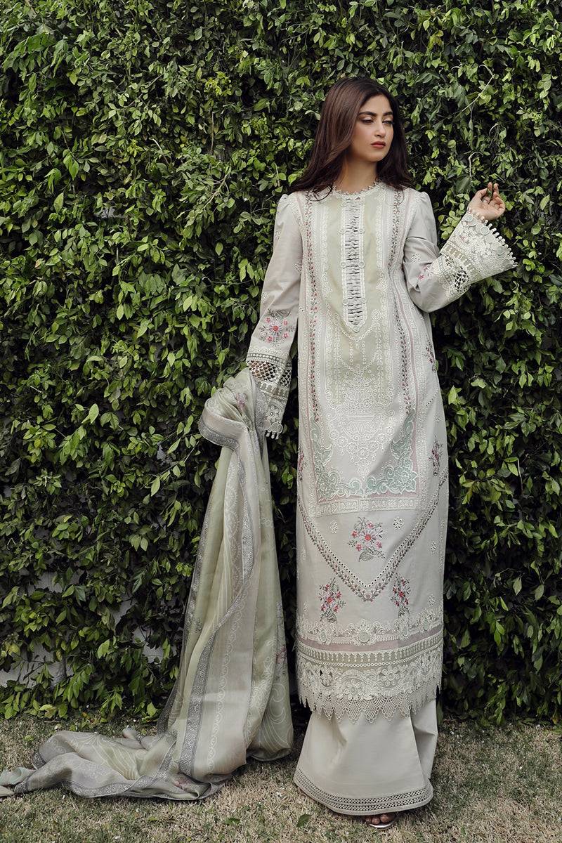 Qalamkar | Festive Lawn 2024 | PS-11 RINNAH - Pakistani Designer Dress - by Qalamkar | Type: Luxury - 100% Original at Saira Sultan