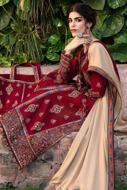Jazmin | Dastaan Luxury Winter 23 | DW23-D1 - Pakistani Designer Dress - by Jazmin | Type: Luxury - 100% Original at Saira Sultan