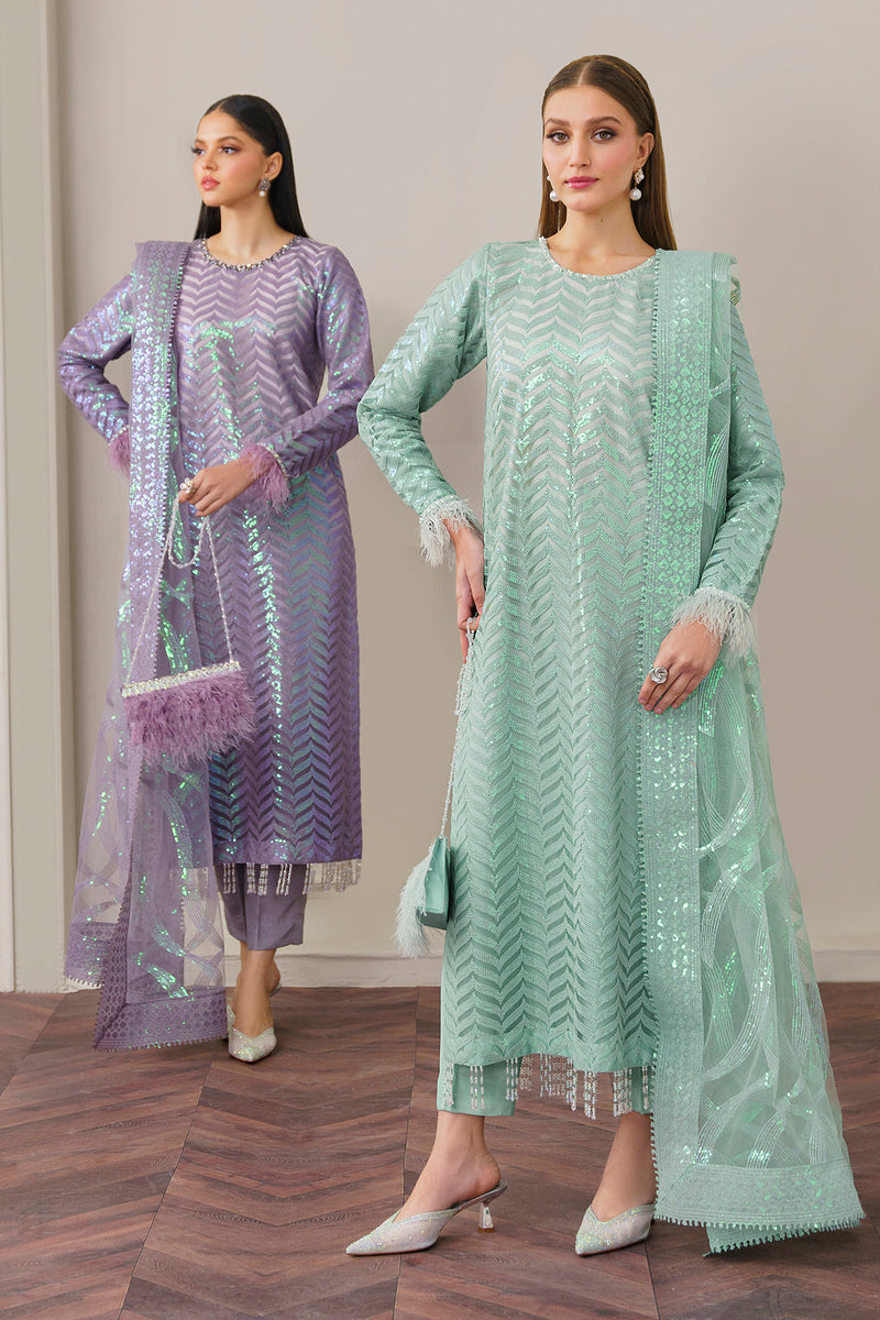 Baroque | Formal Collection | NET UF-517 Custom Size Ferozi Net