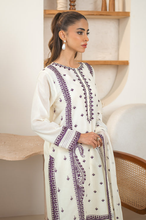 Declare | Eid Collection 25 | PB01070 L Cream Lawn