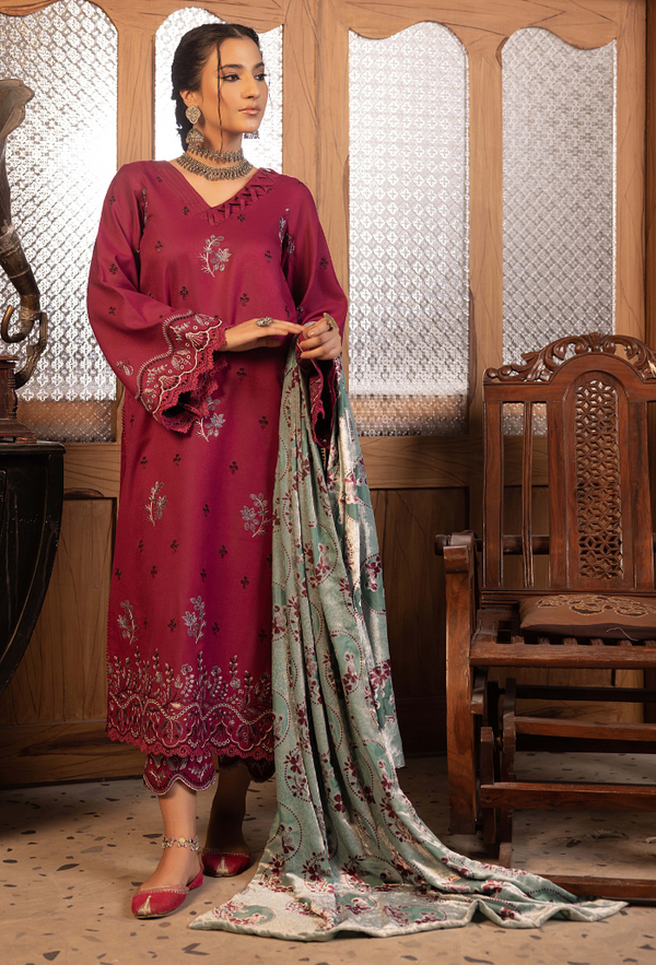 Humdum | Zouq 25 | D05 - Pakistani Designer Dress - by Humdum - Type : Ladies Clothes - 100% Original at Saira Sultan